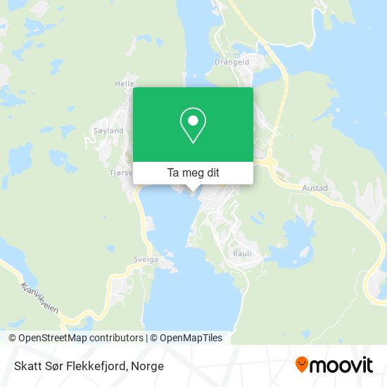 Skatt Sør Flekkefjord kart