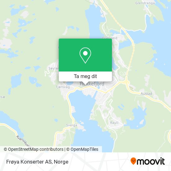 Frøya Konserter AS kart