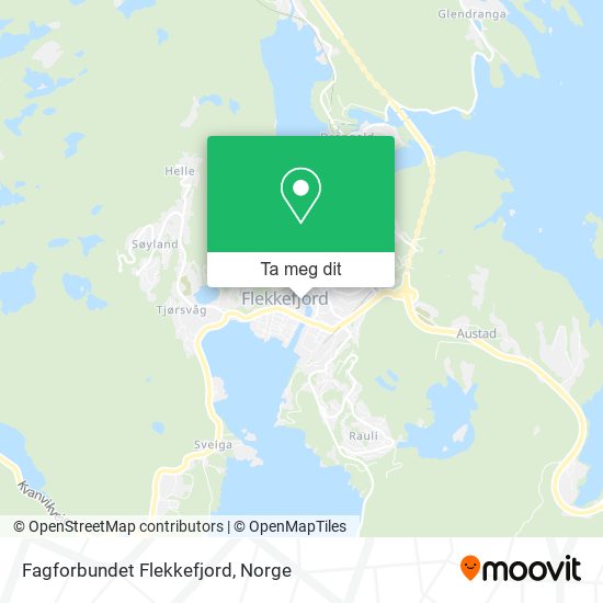 Fagforbundet Flekkefjord kart