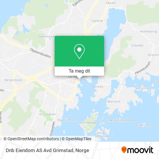 Dnb Eiendom AS Avd Grimstad kart