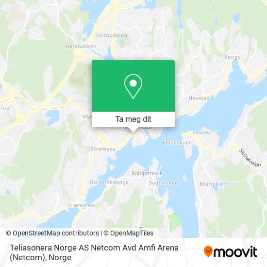 Teliasonera Norge AS Netcom Avd Amfi Arena kart