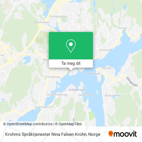 Krohms Språktjenester Nina Falsen Krohn kart