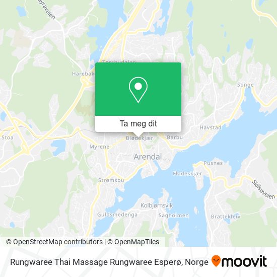 Rungwaree Thai Massage Rungwaree Esperø kart