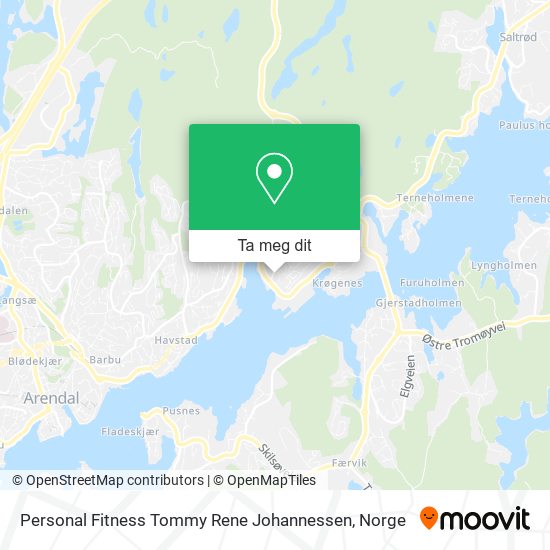 Personal Fitness Tommy Rene Johannessen kart