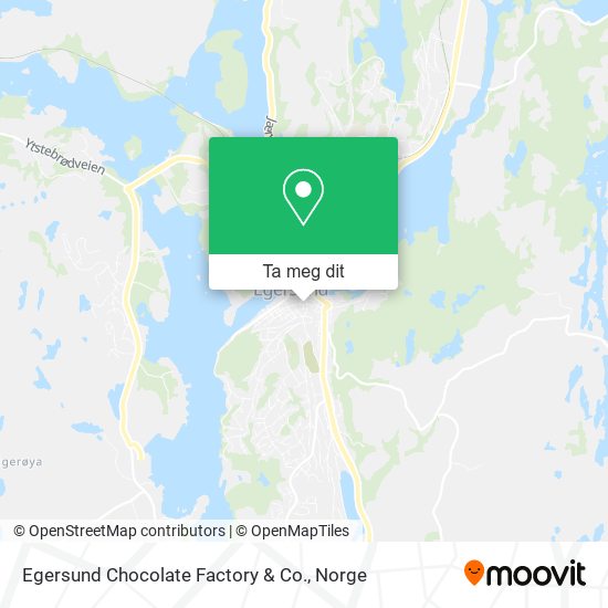 Egersund Chocolate Factory & Co. kart