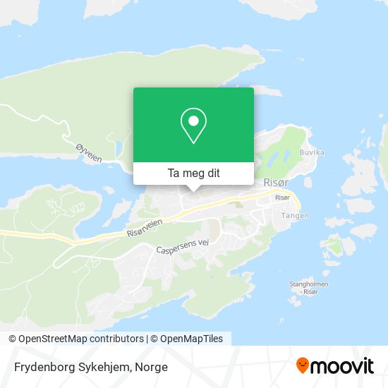 Frydenborg Sykehjem kart