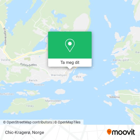 Chic-Kragerø kart