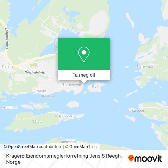 Kragerø Eiendomsmeglerforretning Jens S Røegh kart