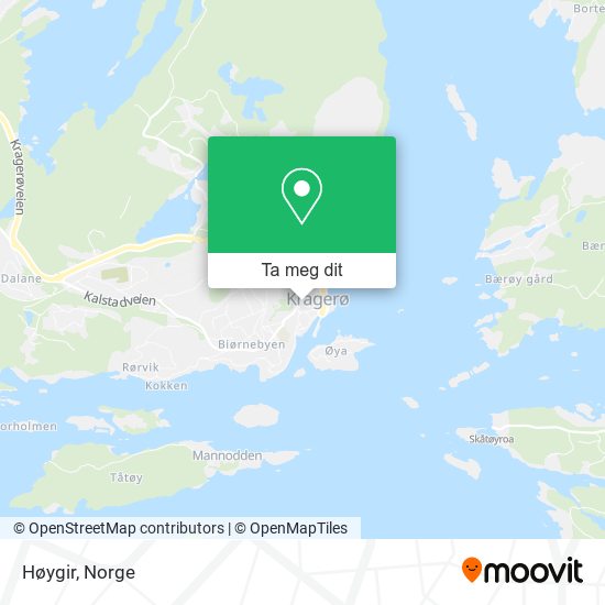 Høygir kart