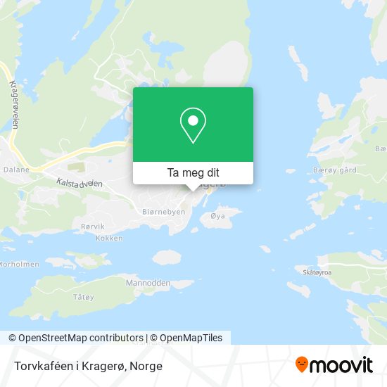 Torvkaféen i Kragerø kart