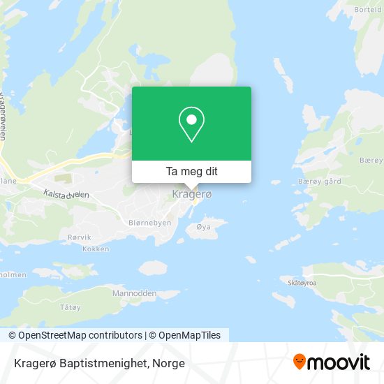 Kragerø Baptistmenighet kart