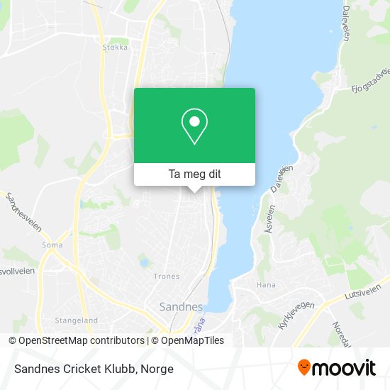 Sandnes Cricket Klubb kart