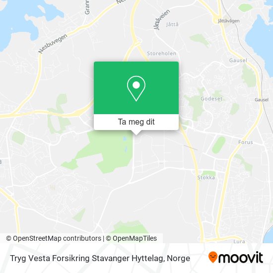 Tryg Vesta Forsikring Stavanger Hyttelag kart