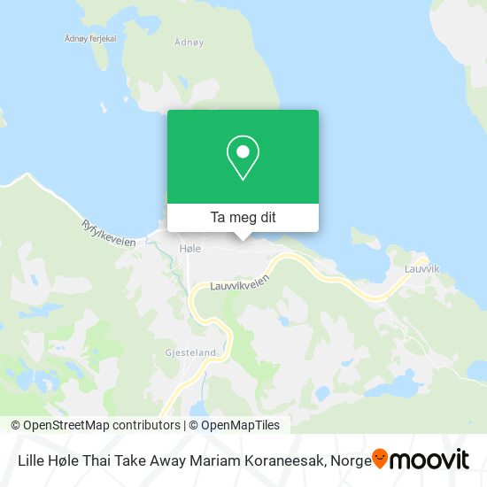Lille Høle Thai Take Away Mariam Koraneesak kart