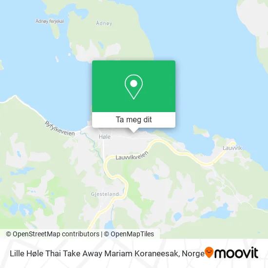 Lille Høle Thai Take Away Mariam Koraneesak kart