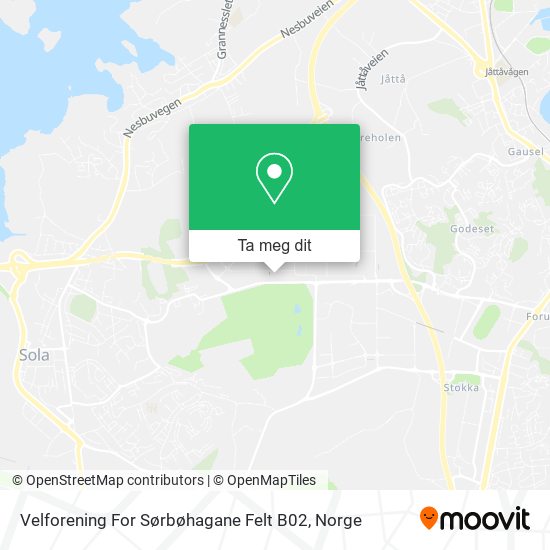 Velforening For Sørbøhagane Felt B02 kart