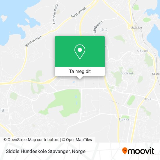Siddis Hundeskole Stavanger kart