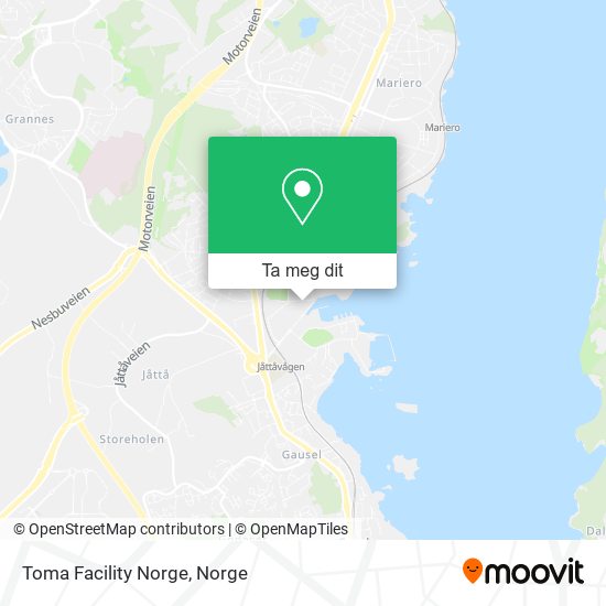 Toma Facility Norge kart