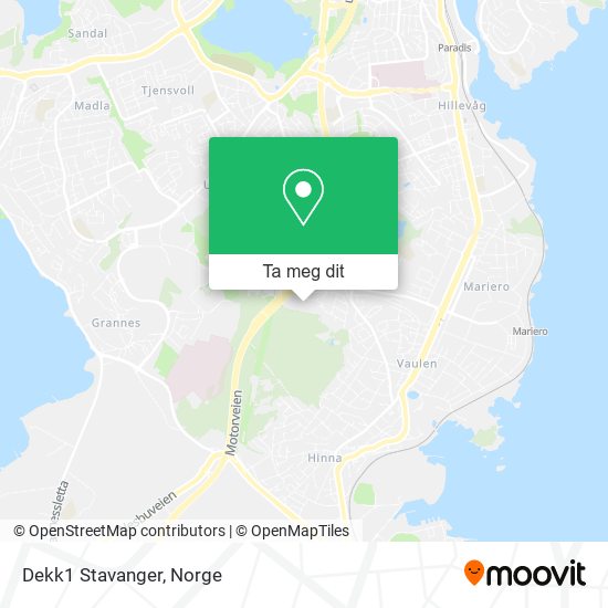 Dekk1 Stavanger kart
