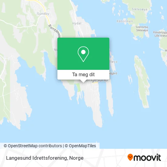 Langesund Idrettsforening kart
