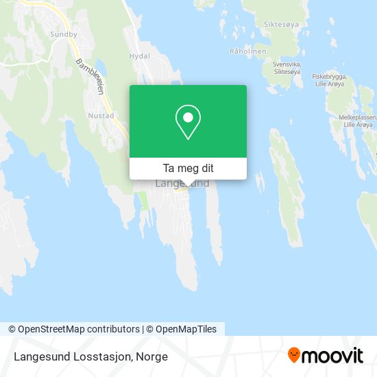 Langesund Losstasjon kart
