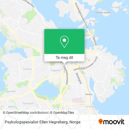 Psykologspesialist Ellen Hegreberg kart