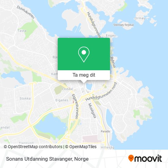 Sonans Utdanning Stavanger kart