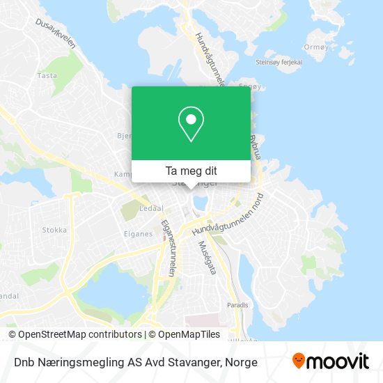 Dnb Næringsmegling AS Avd Stavanger kart