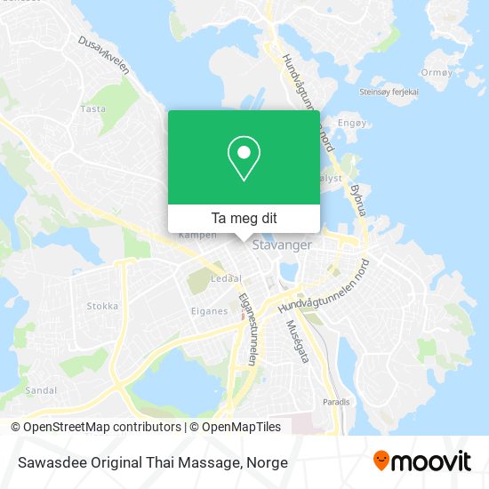 Sawasdee Original Thai Massage kart