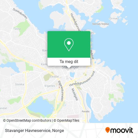 Stavanger Havneservice kart