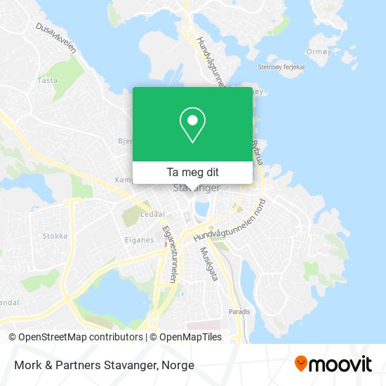 Mork & Partners Stavanger kart