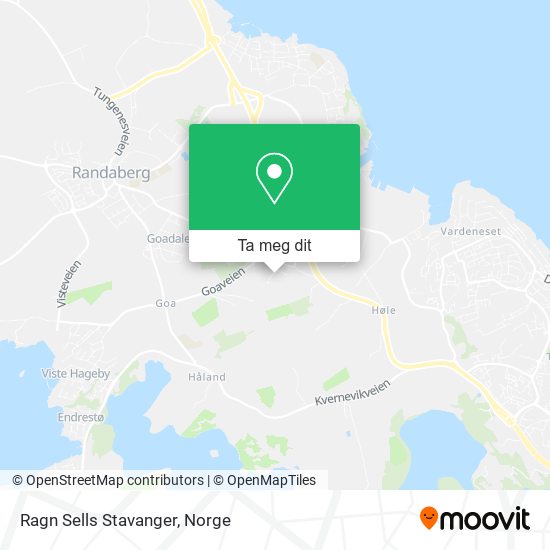 Ragn Sells Stavanger kart