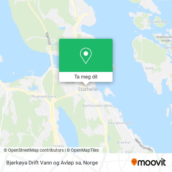 Bjørkøya Drift Vann og Avløp sa kart