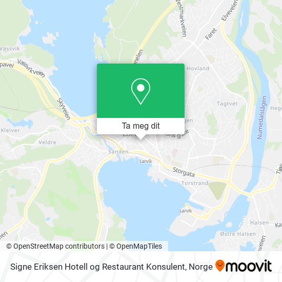 Signe Eriksen Hotell og Restaurant Konsulent kart