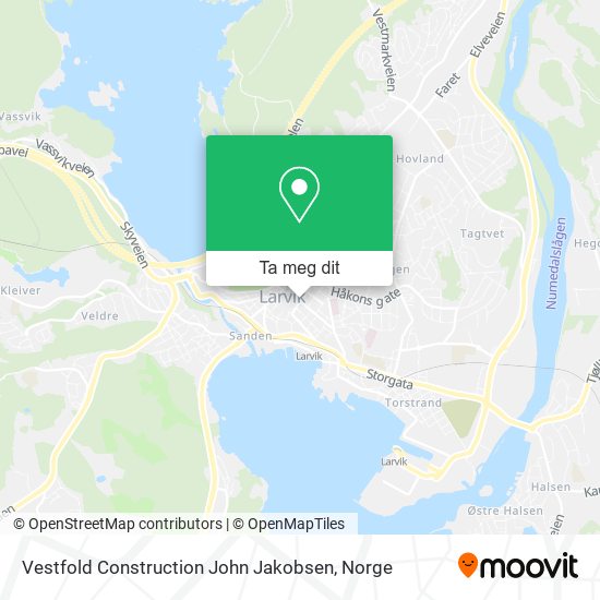 Vestfold Construction John Jakobsen kart