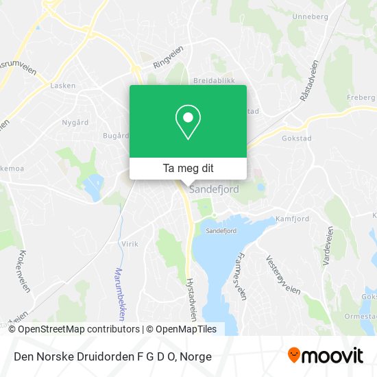 Den Norske Druidorden F G D O kart