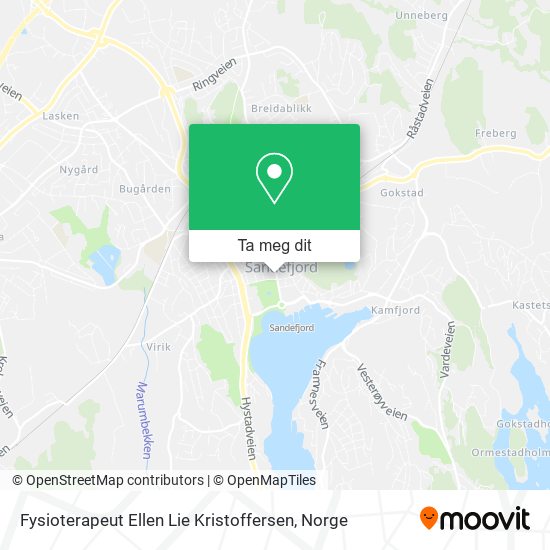 Fysioterapeut Ellen Lie Kristoffersen kart