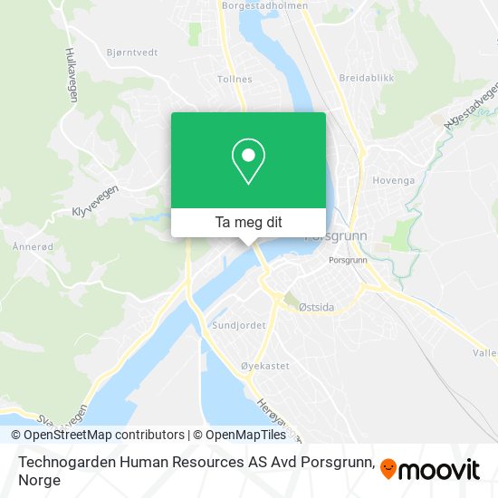 Technogarden Human Resources AS Avd Porsgrunn kart