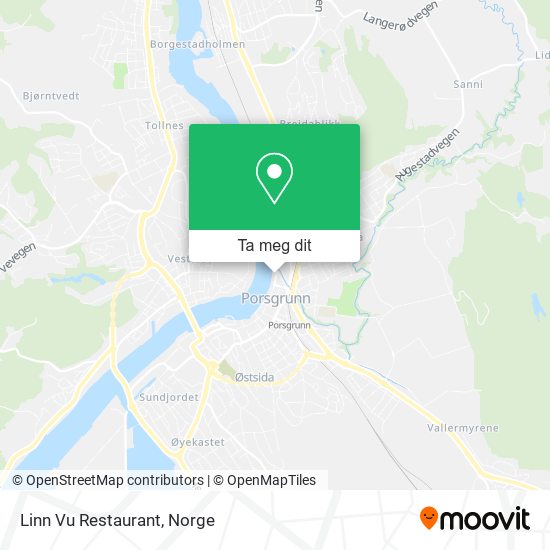 Linn Vu Restaurant kart