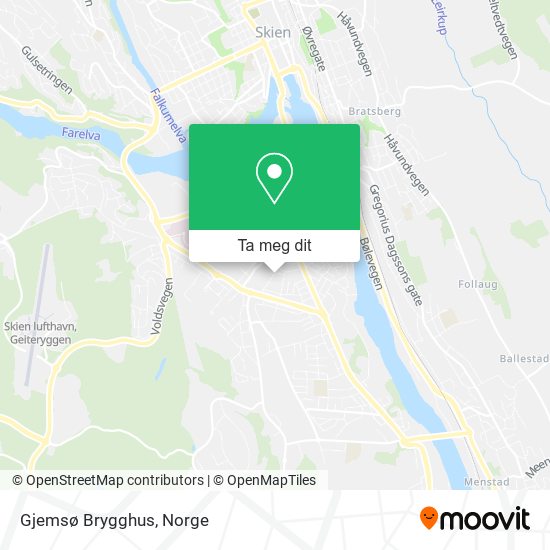 Gjemsø Brygghus kart