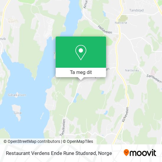Restaurant Verdens Ende Rune Studsrød kart