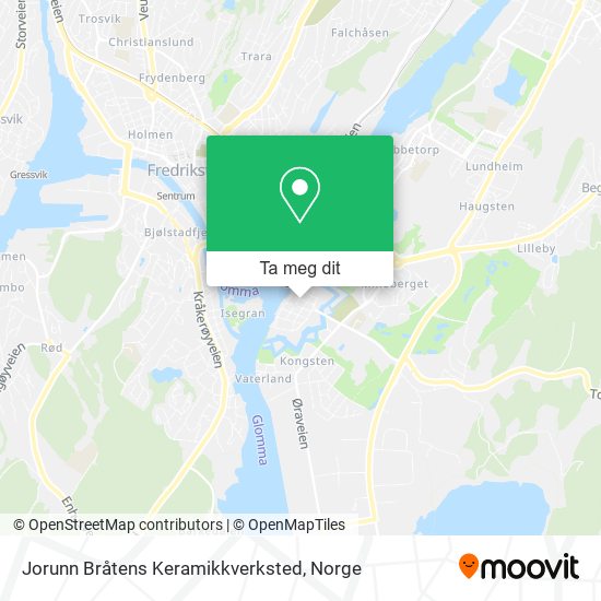 Jorunn Bråtens Keramikkverksted kart