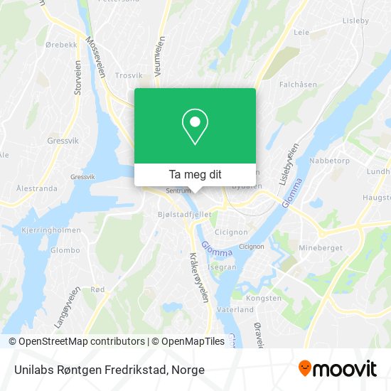 Unilabs Røntgen Fredrikstad kart