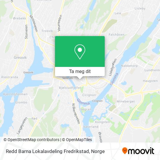 Redd Barna Lokalavdeling Fredrikstad kart