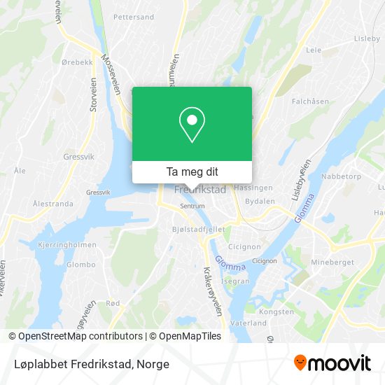 Løplabbet Fredrikstad kart