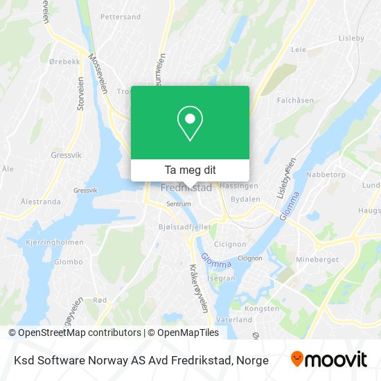 Ksd Software Norway AS Avd Fredrikstad kart