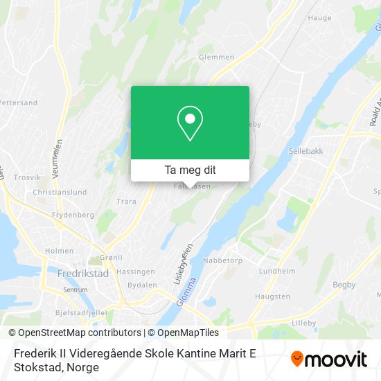 Frederik II Videregående Skole Kantine Marit E Stokstad kart