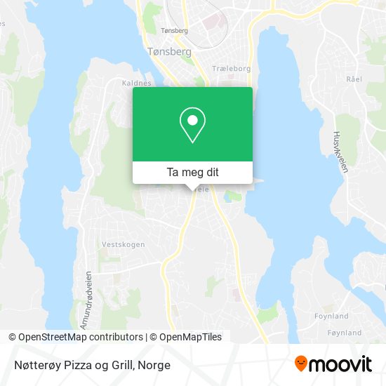Nøtterøy Pizza og Grill kart