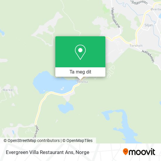 Evergreen Villa Restaurant Ans kart