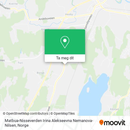 Matbua-Nisseverden Irina Alekseevna Nemanova-Nilsen kart
